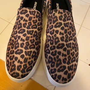 Soda Leopard Slip On Shoes